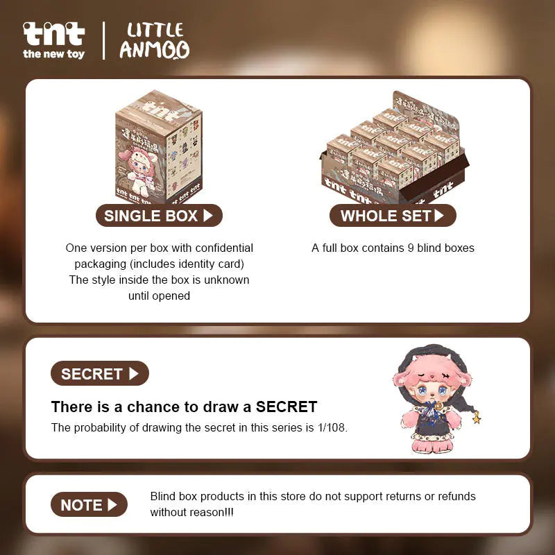 TNT SPACE ANMOO The Lost Doll Series Plush Pendant Blind Box