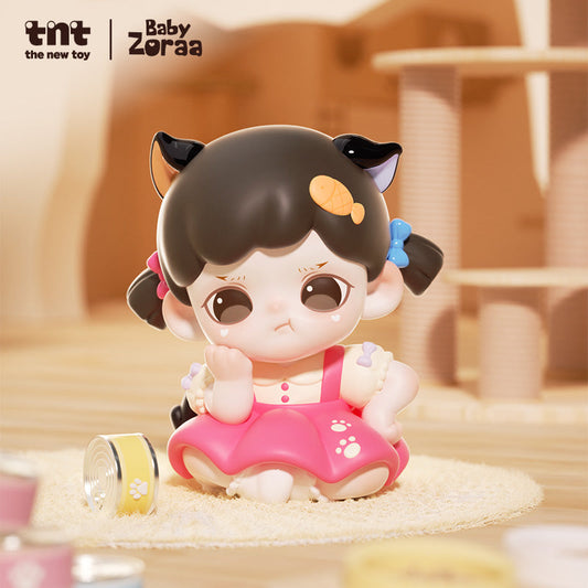 TNT SPACE ZORAA Meow Cat Face Mini Series Figures Blind Box
