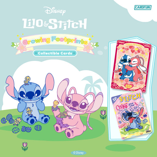 CARDFUN Disney Lilo & Stitch Growing Footprints Collectible Cards