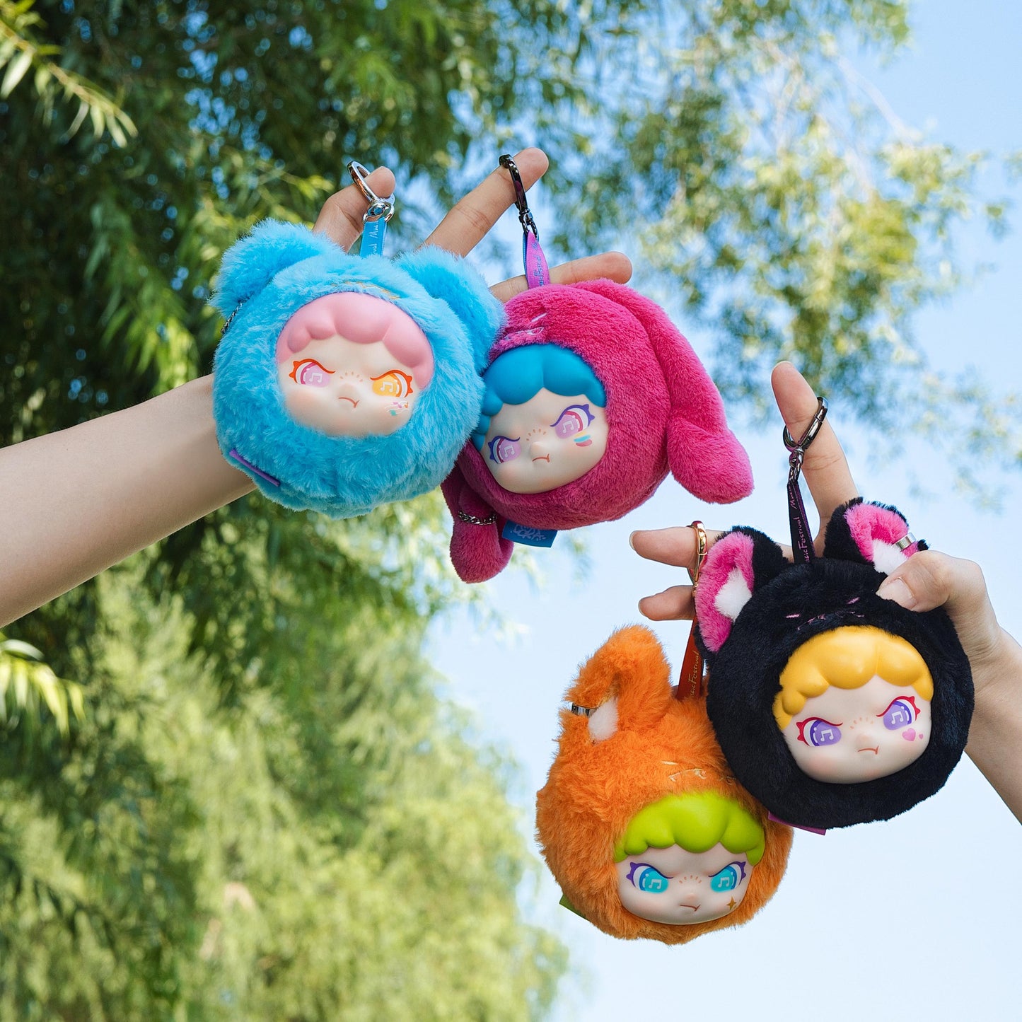 TNT SPACE DORA Music Festival Vinyl Plush Pendant Blind Box