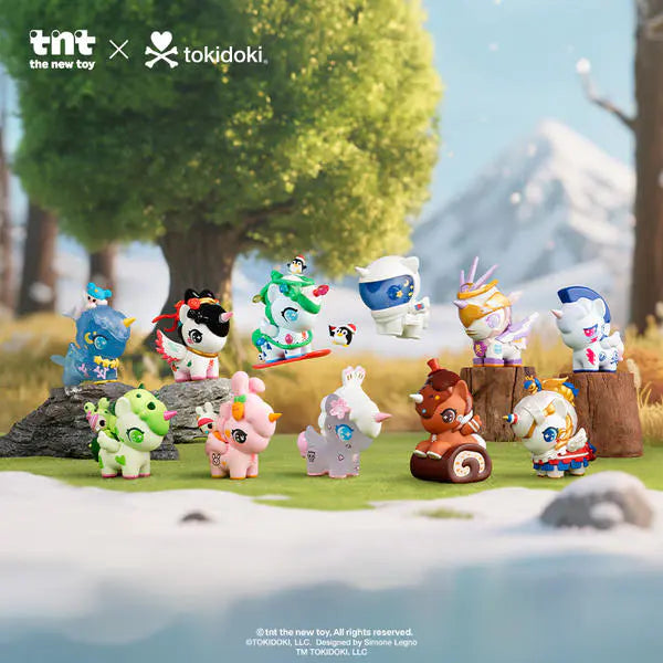 TNT SPACE Tokidoki Chibi Style Unicorno Seasons in Bloom Series Figures Blind Box