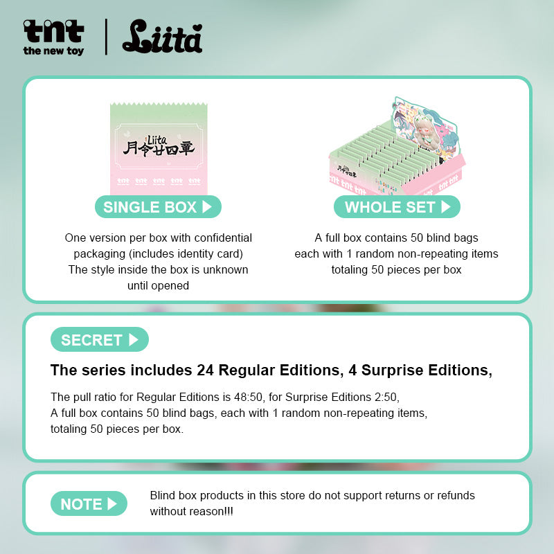 TNT SPACE Liita The 24 Solar Terms mili Series Mini Figures Blind Box