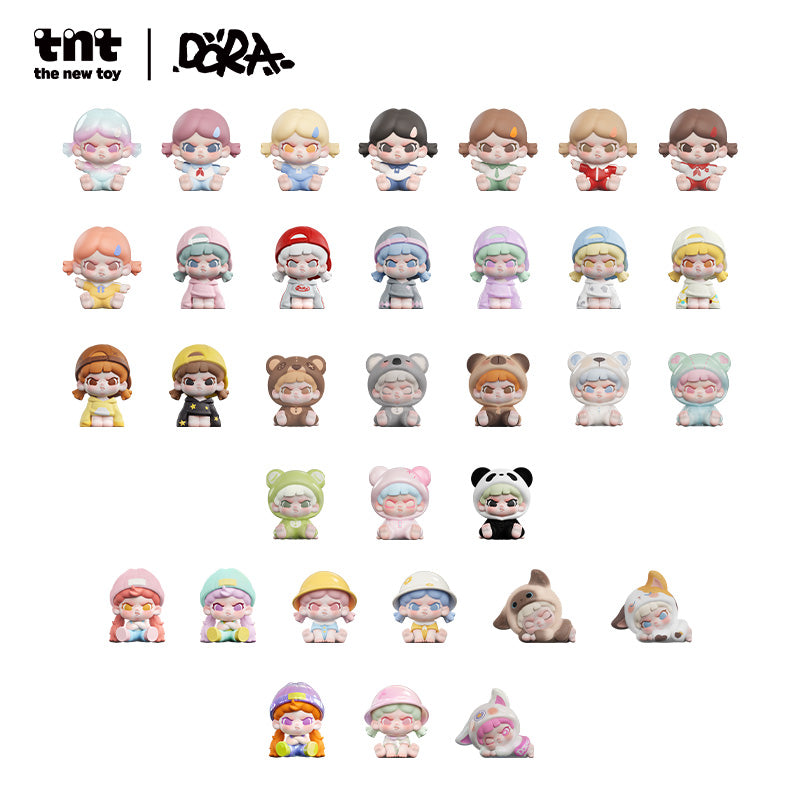 TNT SPACE DORA Daily Outfit Swaps mili Series Mini Figures Blind Box