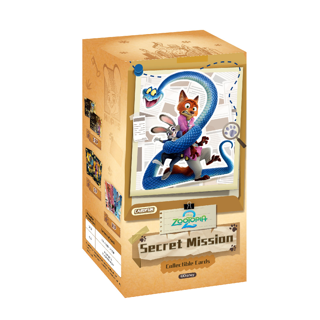 CARDFUN Disney Zootopia 2 Secret Mission Collectible Cards