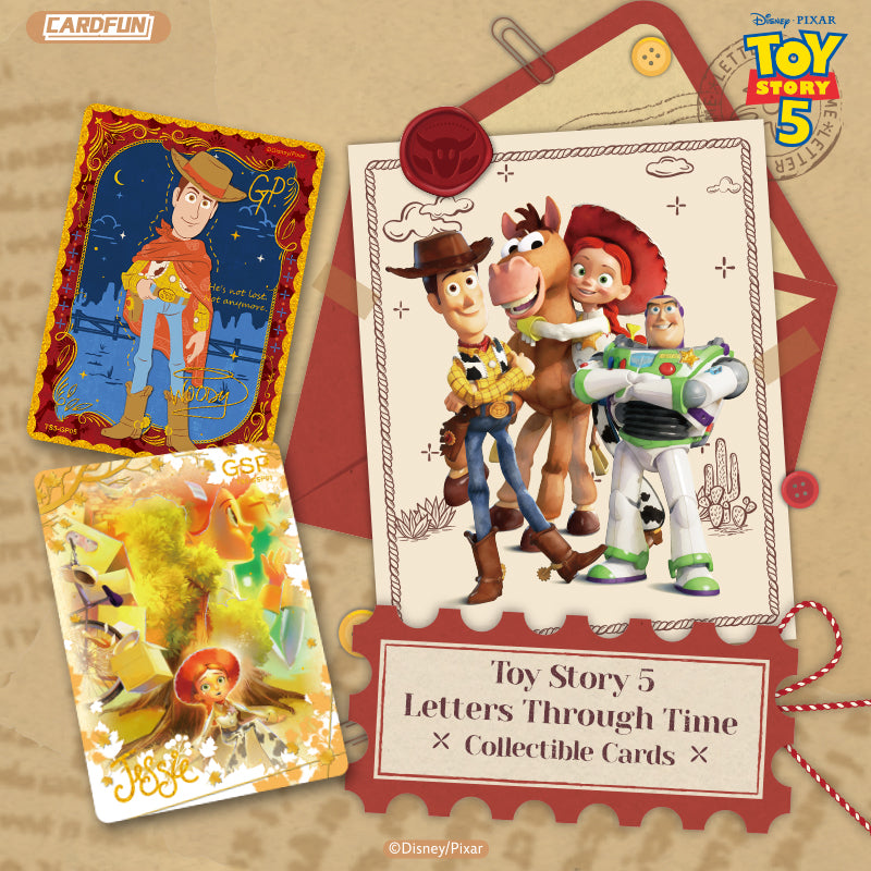 CARDFUN Disney/Pixar Toy Story 5 Letters Through Time Collectible Cards