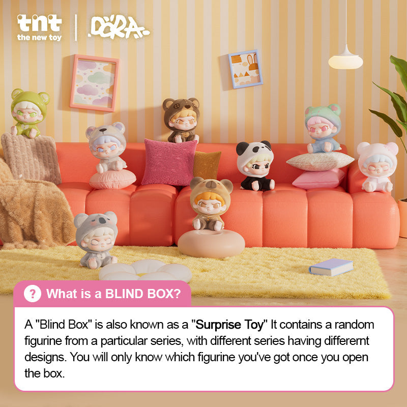TNT SPACE DORA Daily Outfit Swaps mili Series Mini Figures Blind Box