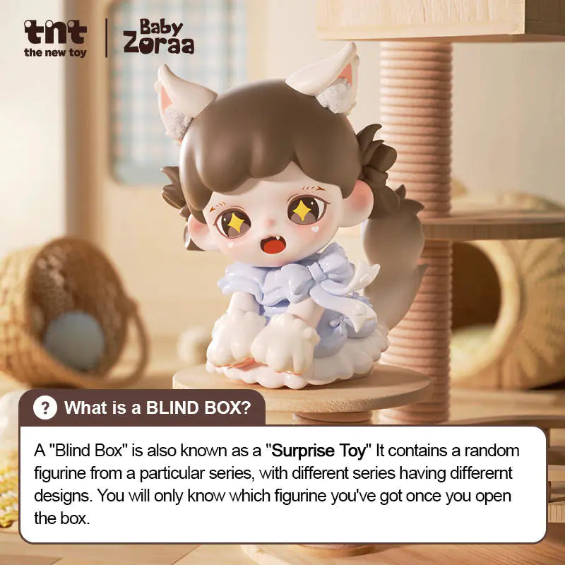 TNT SPACE ZORAA Meow Cat Face Mini Series Figures Blind Box