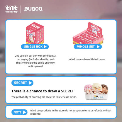 TNT SPACE DUDOO Tasty Afternoon Tea Series Figures Blind Box