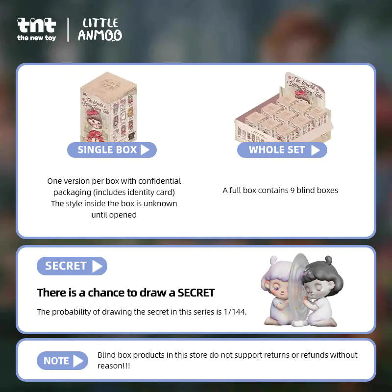 TNT SPACE ANMOO The World is a Lying Fairy Tale Series Figures Blind Box