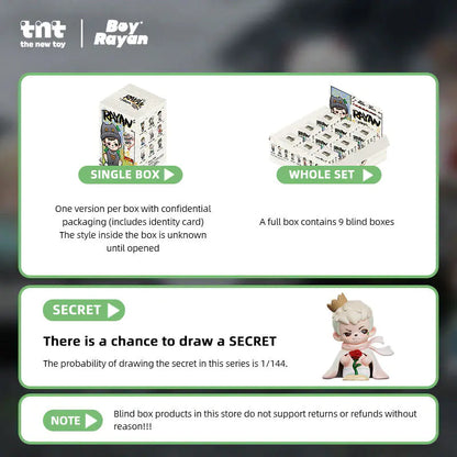 TNT SPACE RAYAN All Life Blossoms Series Figures Blind Box