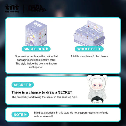TNT SPACE DORA Fantasy Cocktails Series Plush Pendant Blind Box