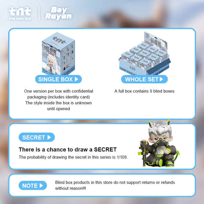 TNT SPACE RAYAN Otherworld Series Figures Blind Box