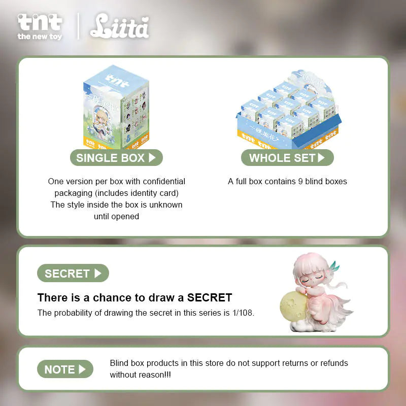 TNT SPACE Liita Where Petals Settle Series Figures Blind Box