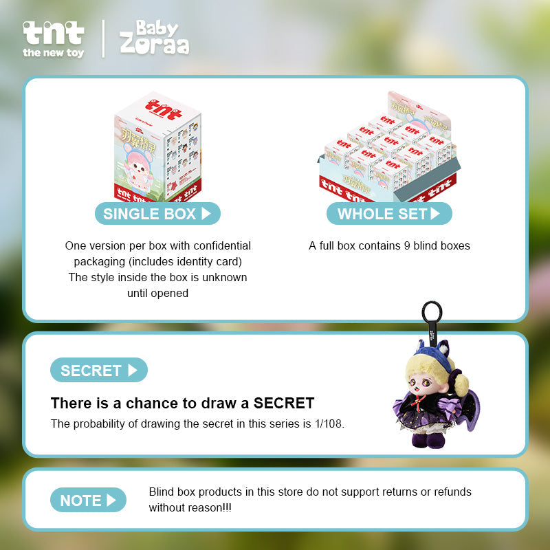 TNT SPACE ZORAA Winged Elf Series Plush Pendant Blind Box