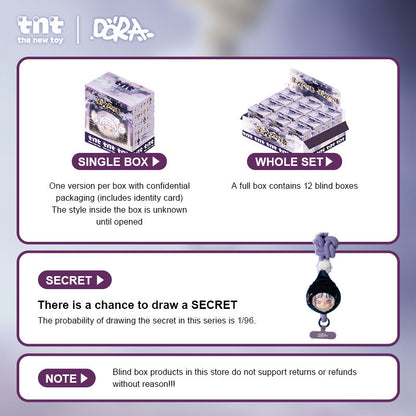 TNT SPACE DORA Constellation Monogatari Series Plush Phone Strap Blind Box