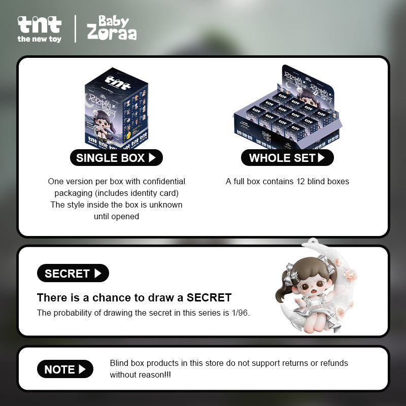 TNT SPACE ZORAA Starry River in Memories Series Figures Blind Box