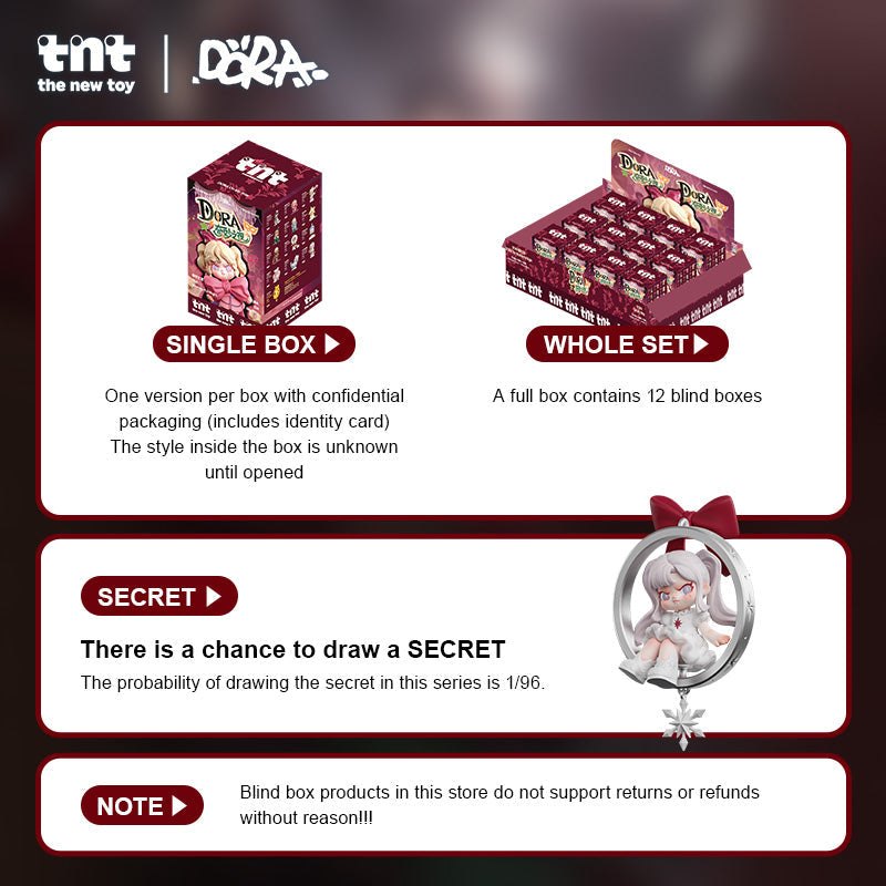 TNT SPACE DORA The Wonderful Night Series Figures Blind Box