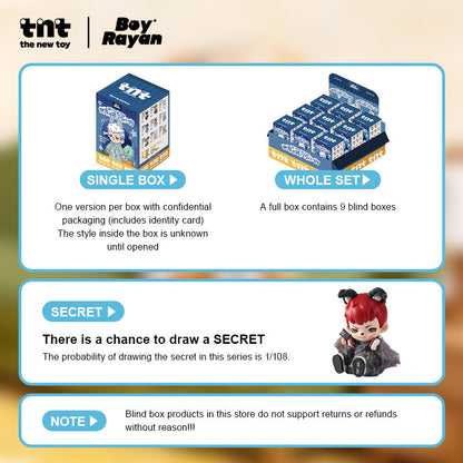 TNT SPACE RAYAN No Puppies No World Series Figures Blind Box