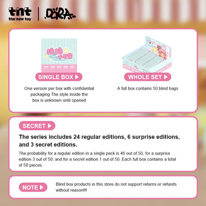 TNT SPACE DORA Daily Outfit Swaps mili Series Mini Figures Blind Box