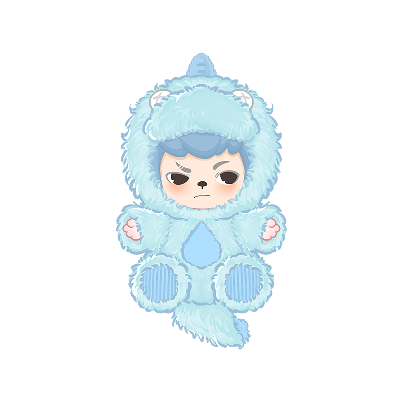 TNT SPACE RAYAN Low Pressure Mini series Plush Pendant Blind Box