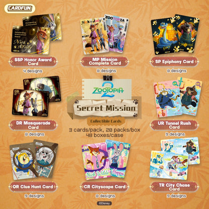 CARDFUN Disney Zootopia 2 Secret Mission Collectible Cards