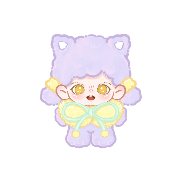 TNT SPACE ZORAA Fluffy Tea Party Series Plush Pendant Blind Box