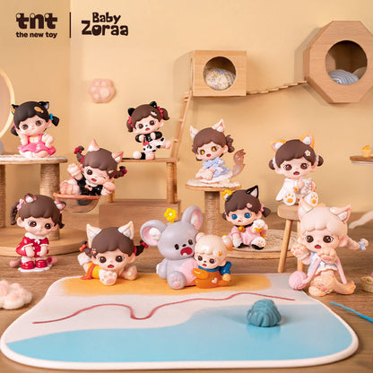 TNT SPACE ZORAA Meow Cat Face Mini Series Figures Blind Box