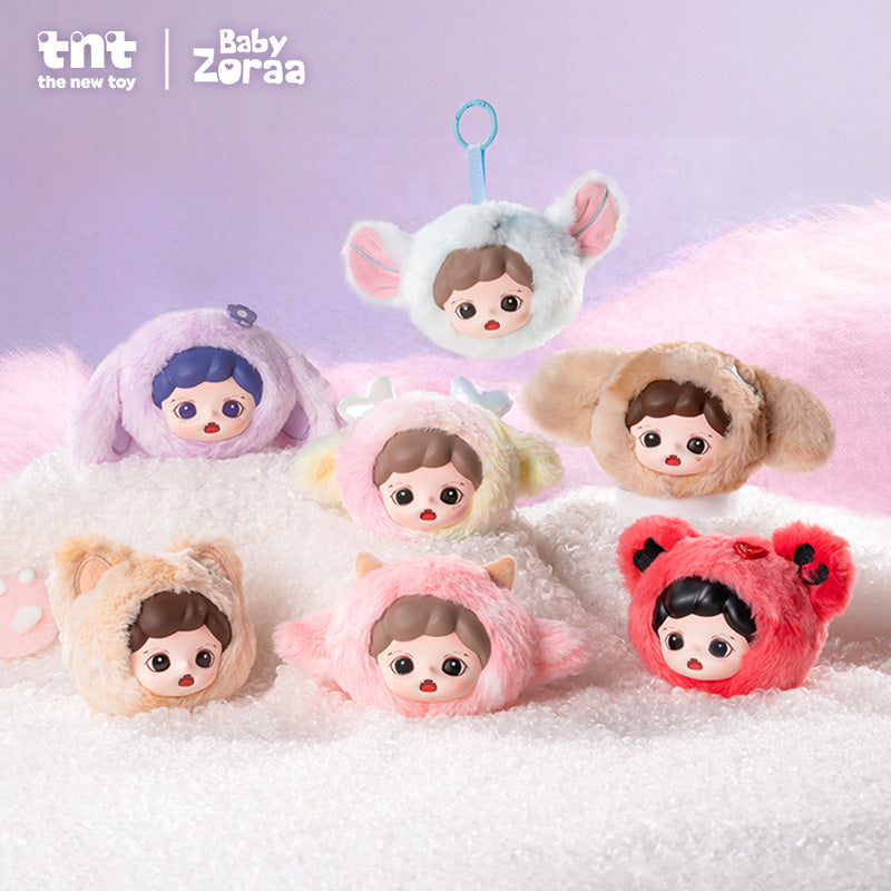 TNT SPACE ZORAA's Fluffy Little World Series Plush Keychain Blind Box