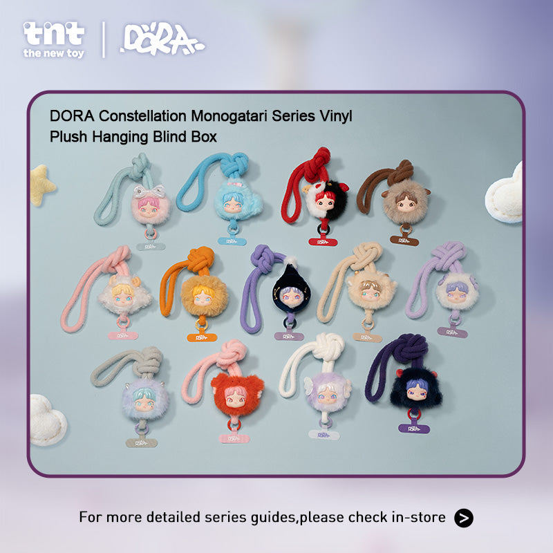TNT SPACE DORA Constellation Monogatari Series Plush Phone Strap Blind Box