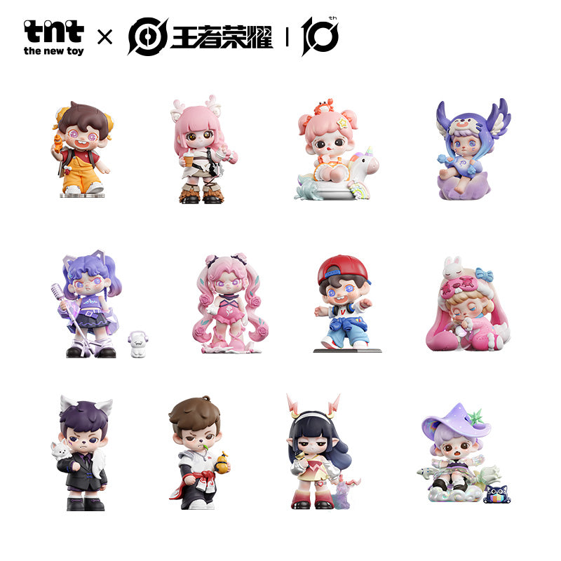 TNT SPACE All-Family x HONOR OF KINGS [Canyon Fantasy] Series Figures Blind Box