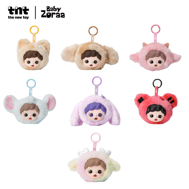 TNT SPACE ZORAA's Fluffy Little World Series Plush Keychain Blind Box