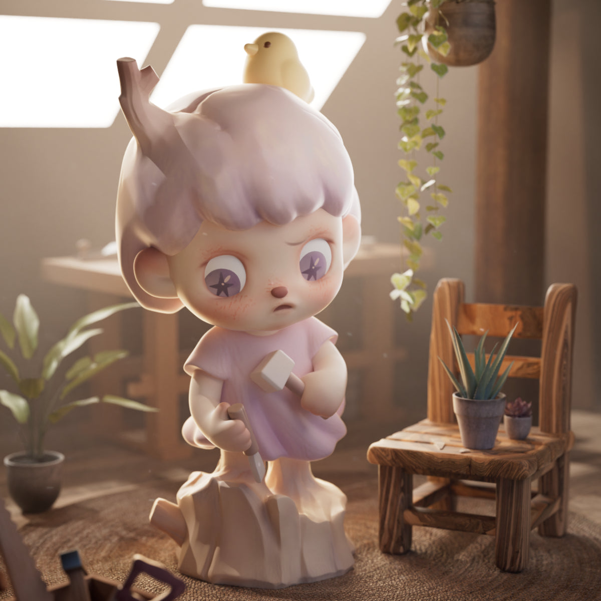 TNT SPACE ANMOO Listen Attentively Series Figures Blind Box