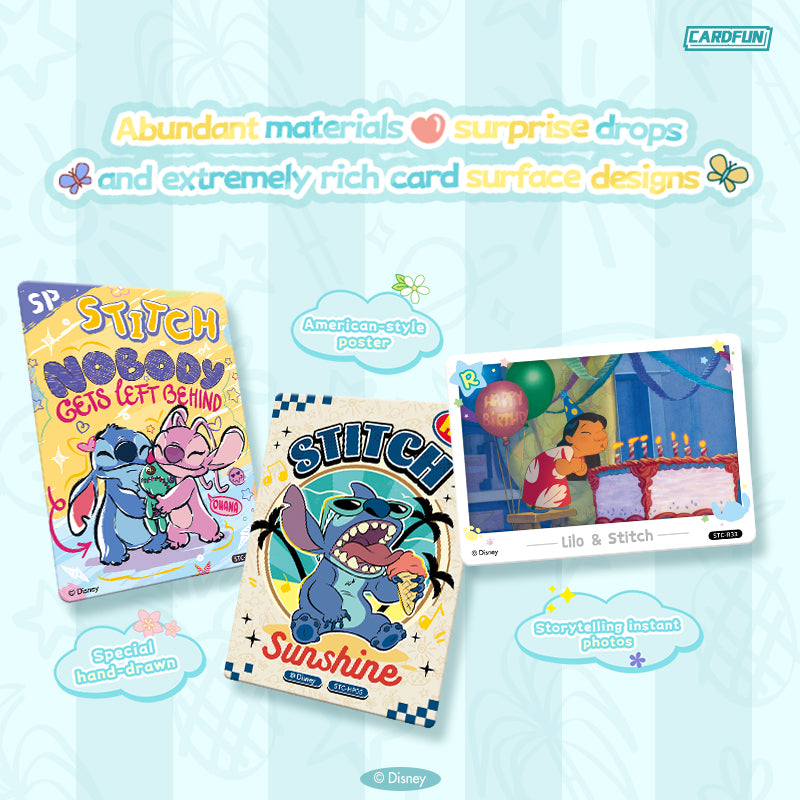 CARDFUN Disney Lilo & Stitch Growth Journey Collectible Cards