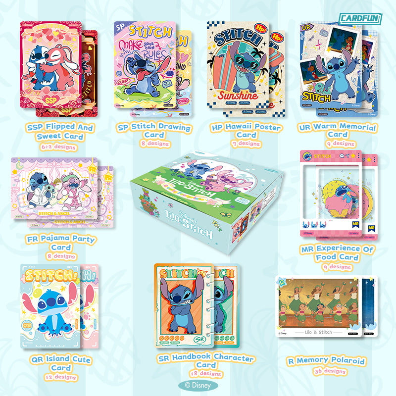 CARDFUN Disney Lilo & Stitch Growth Journey Collectible Cards