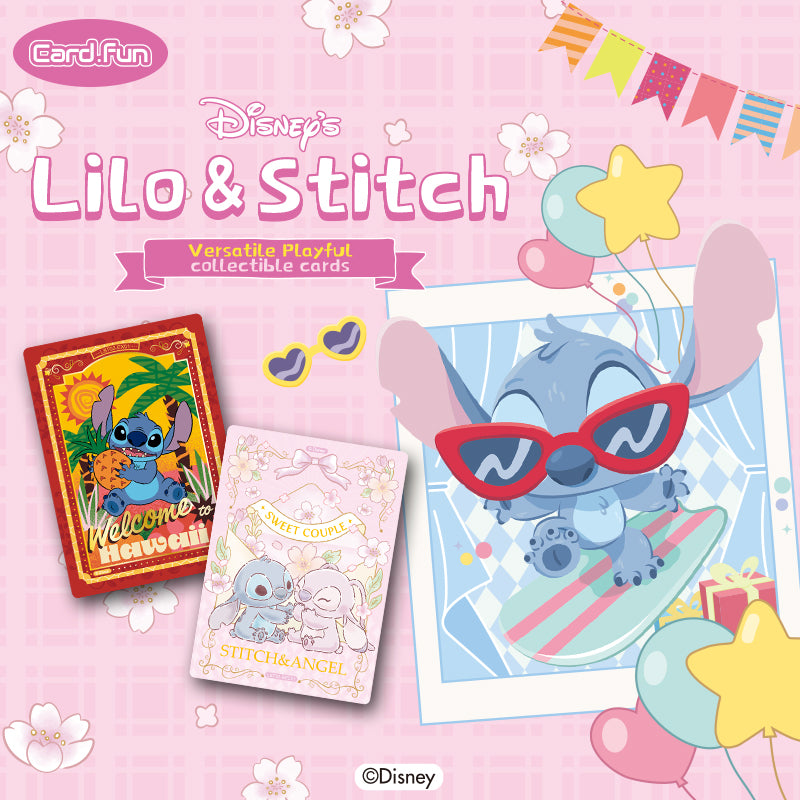 CARDFUN Disney Lilo & Stitch Versatile Playful Collectible Cards