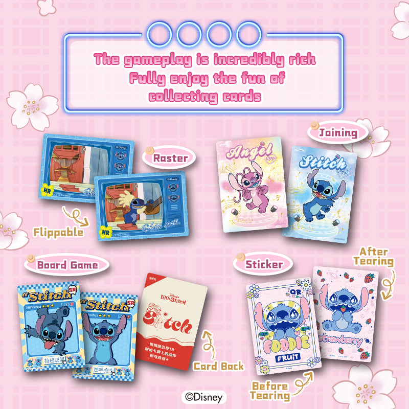 CARDFUN Disney Lilo & Stitch Versatile Playful Collectible Cards