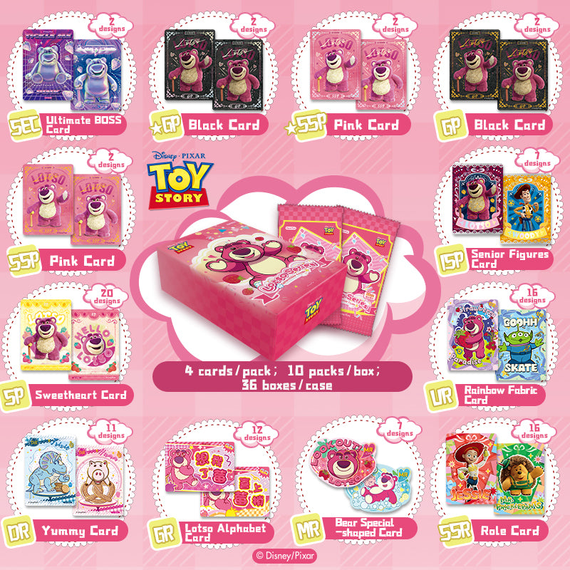 CARDFUN Disney Lotso Love and Villain Collectible Cards
