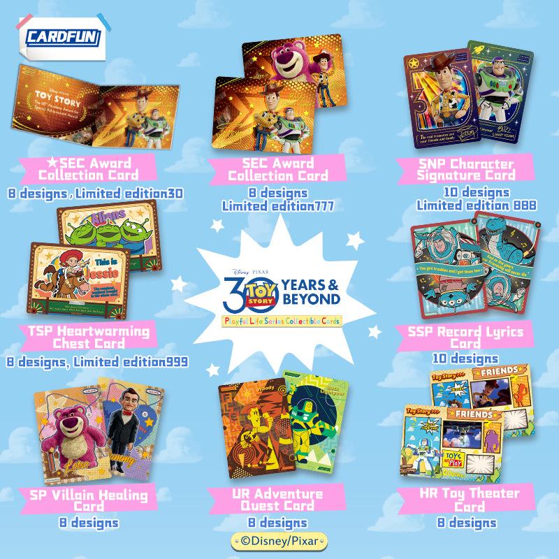 CARDFUN Disney/Pixar Toy Story Playful Life Collectible Cards