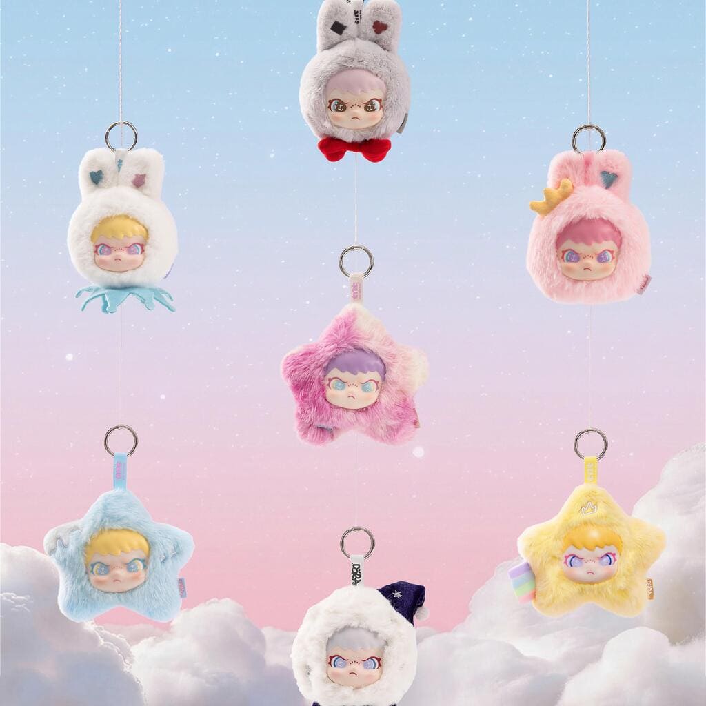 TNT SPACE DORA Moonlit Starlight Series Vinyl Plush Keychain Blind Box