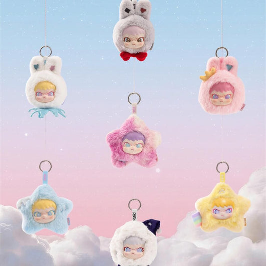 TNT SPACE DORA Moonlit Starlight Series Vinyl Plush Keychain Blind Box