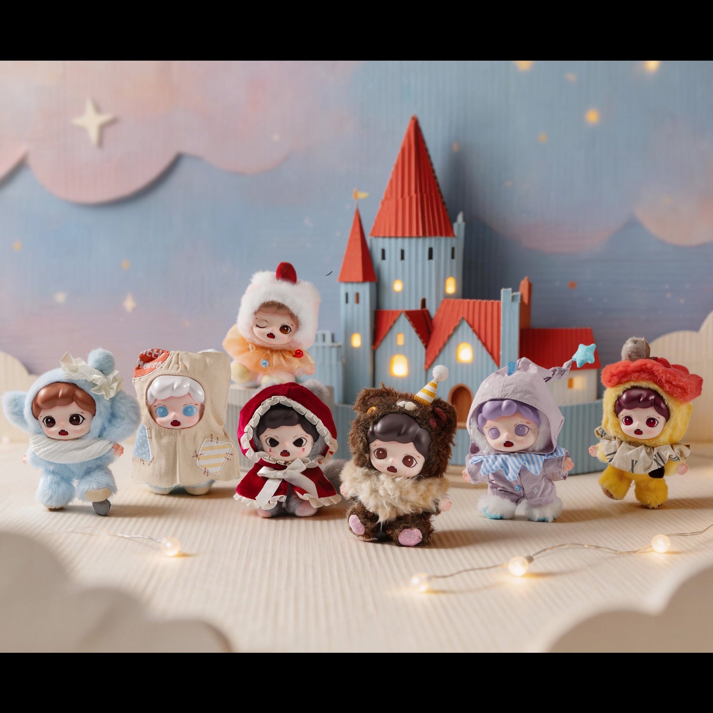 TNT SPACE ZORAA Castle Dreamscape Series Vinyl Plush Keychain Blind Box