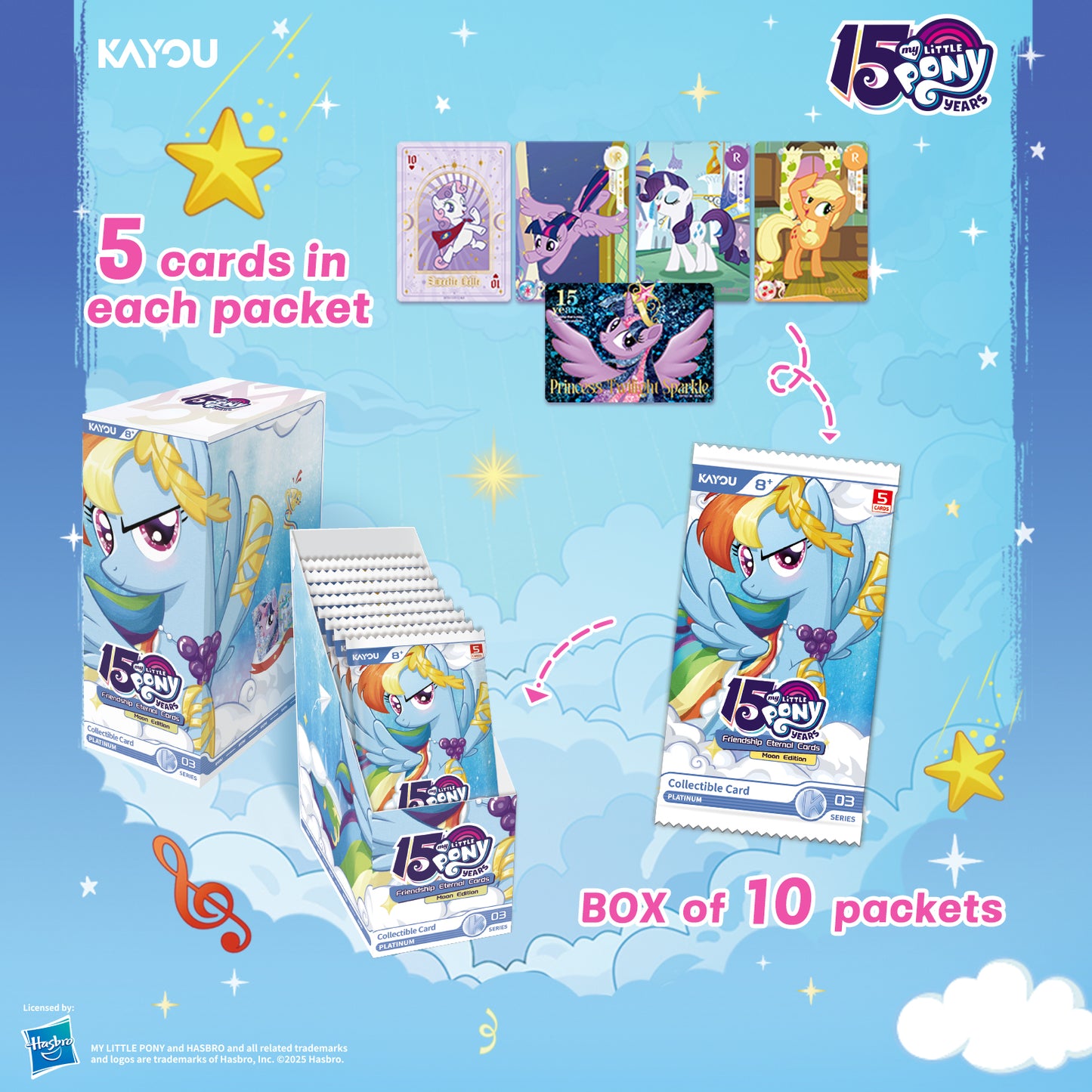 KAYOU My Little Pony-Friendship Eternal Cards-Moon Edition-SEA-Series 3