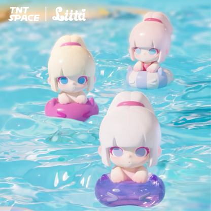 TNT SPACE All-Family Pool Party mili Series Mini Figures Blind Box