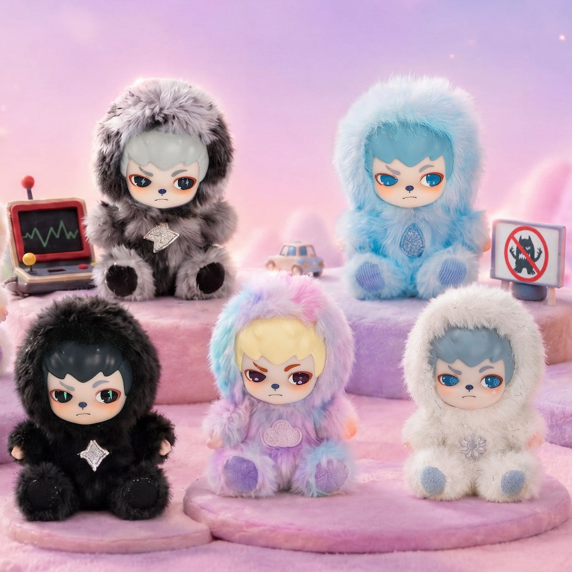 TNT SPACE RAYAN Low Pressure Mini series Plush Pendant Blind Box
