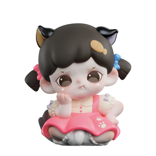 TNT SPACE ZORAA Meow Cat Face Mini Series Figures Blind Box